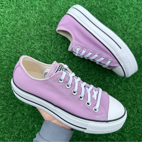 Converse Chuck Taylor All Star Lift Ox Classic Amethyst - Picture 2 of 13